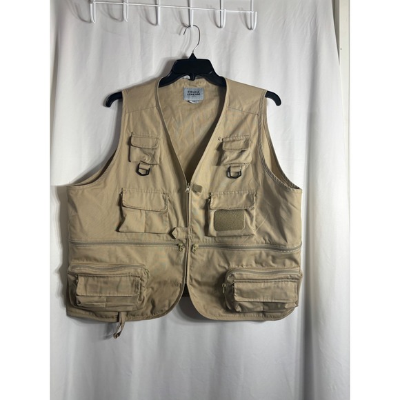 Field & Stream Other - Field &‎ Stream Mens Tan Multi Pocket Utility Fishing Vest Size 2XL